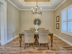 Dining room for holiday entertaining