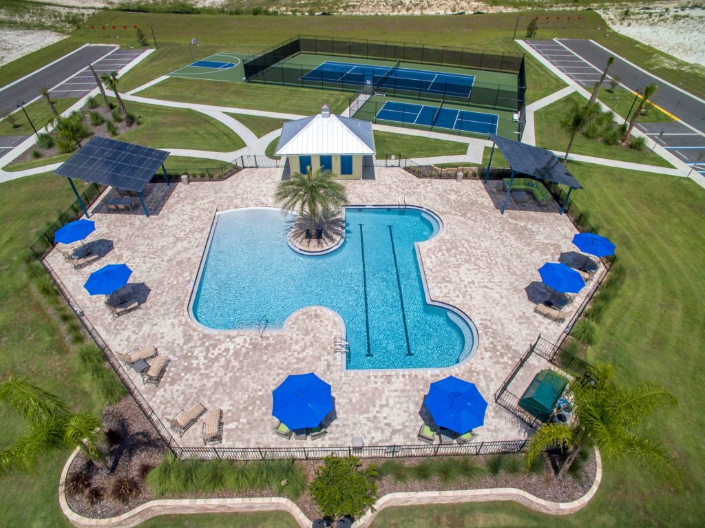Pool and Tennis Courts at Green Key Village