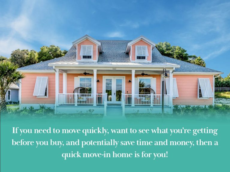 The Benefits of Quick MoveIn Homes Green Key Village