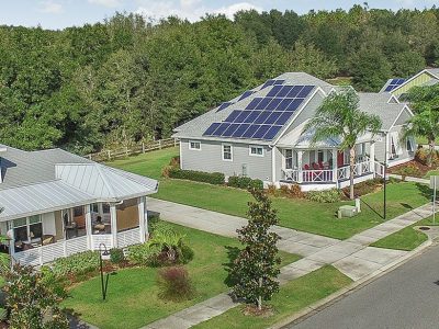 Solar powered roof Green Key Village